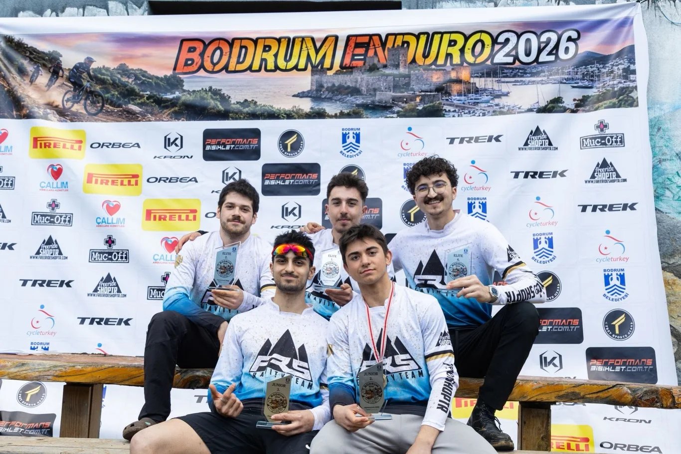Bodrum Enduro 2026 takım ve podyum fotoğrafı